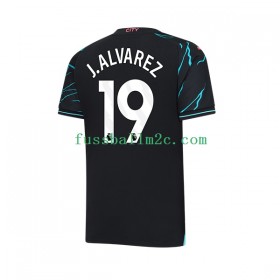 Fußballtrikots Manchester City Julian Alvarez 19 Ausweich Trikotsatz 2023-2024